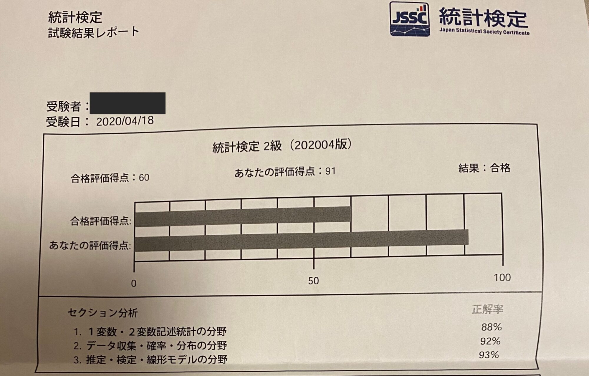 統計検定2級】初心者が２週間で合格した勉強法！ | ノリの勉強日記